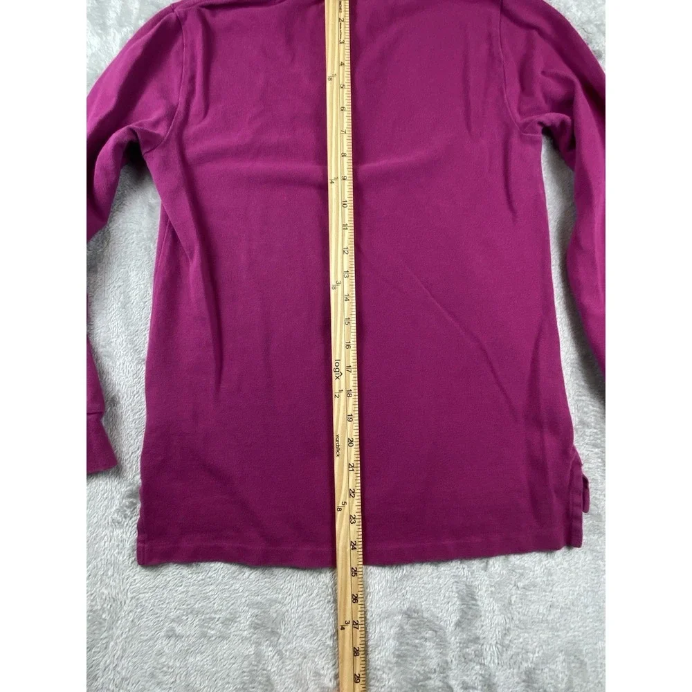 Polo Ralph Lauren long Sleeve polo Kids Girls Fuchsia Top L‎ (14-16)